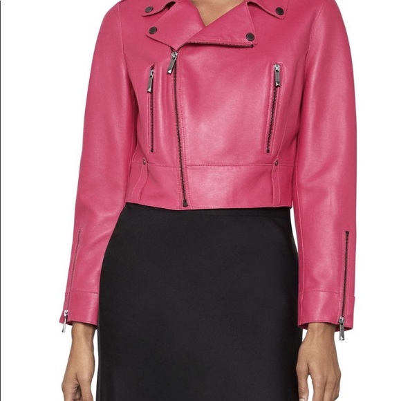 BCBGMAXAZRIA leather jacket Size.M - Picture 3 of 3